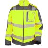 Warnschutz  Winter Softshell-Jacke  HI-VIZ