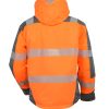 Warnschutz  Winter Softshell-Jacke  HI-VIZ