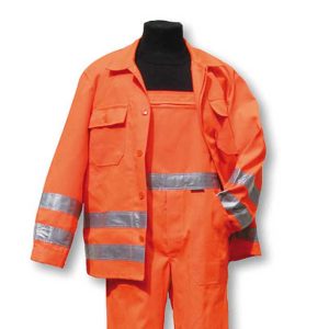 Jacke Standard orange mit Streifen *RP*