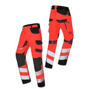 Kübler® REFLECTIQ Sommerhose | Warnschutz Klasse 2 | warnrot