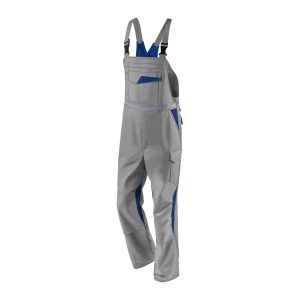 Kübler® IMAGE New Design Latzhose 3347 mittelgrau/kornblau *RP*