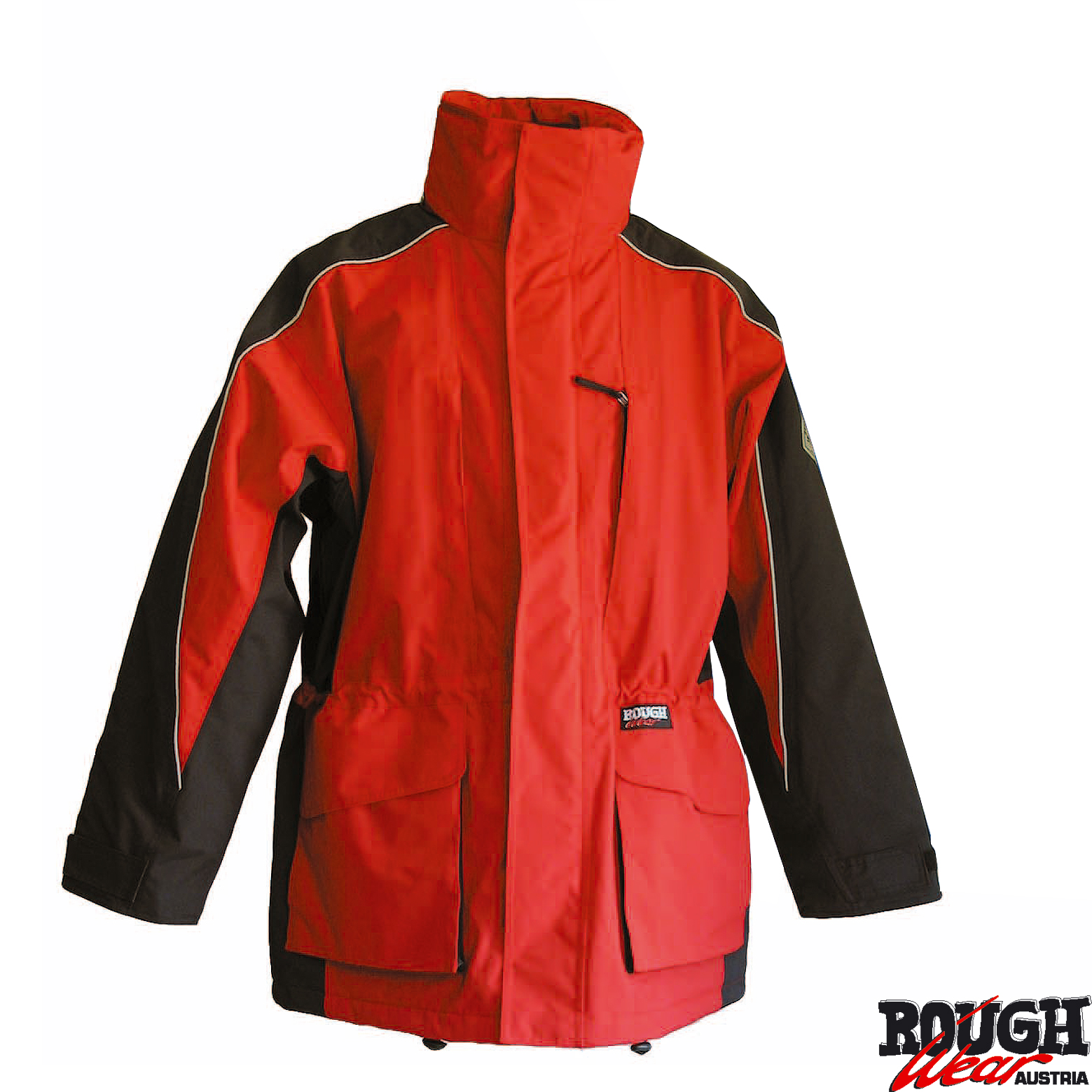 Rough Wear Allroundjacke ALASKA I – 3in1 Ganzjahresjacke rot/schwarz