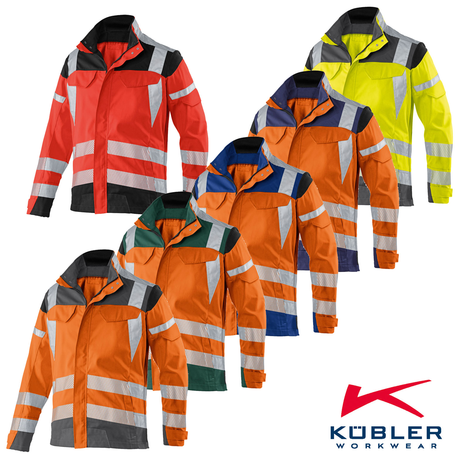 Kübler® REFLECTIQ Jacke | Warnschutz Klasse 2 | EN ISO 20471