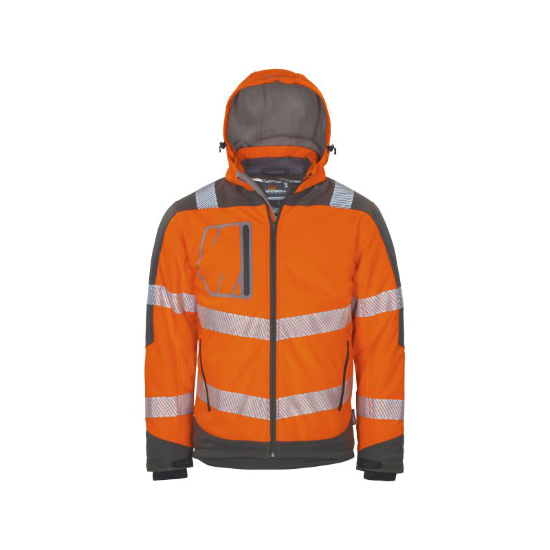 Hi-Viz Winter Softshell-Jacke VW268 – Warnschutz Klasse 3 – Bild 3