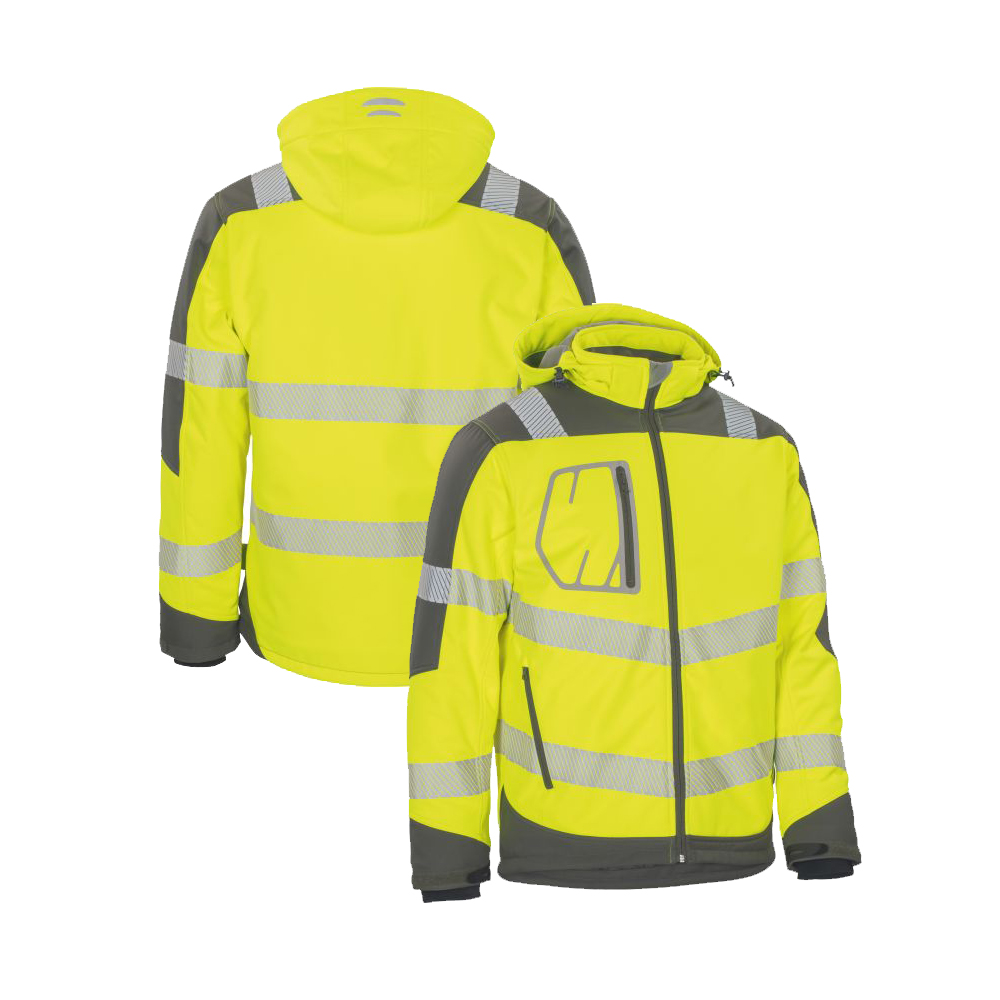 Hi-Viz Winter Softshell-Jacke VW268 – Warnschutz Klasse 3 – Bild 4