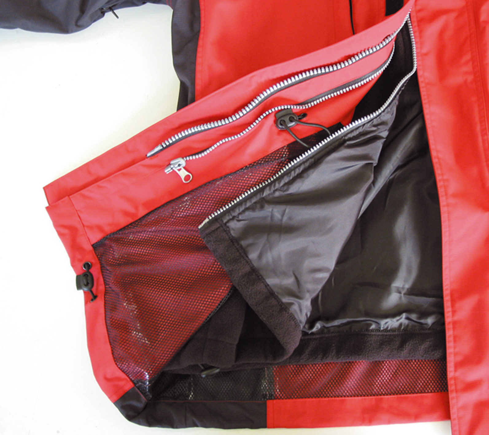 Rough Wear Allroundjacke ALASKA I – 3in1 Ganzjahresjacke rot/schwarz – Bild 2