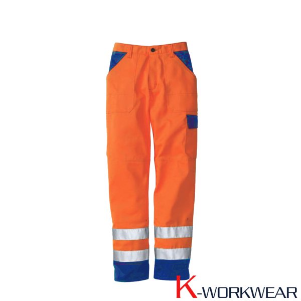 Warnschutzhose FORM 2281 orange/kbl.blau Gr. 62 *RP*