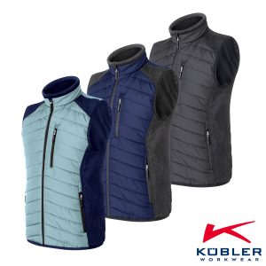 Kübler HYBRID Weste schwarz/dunkelgrau – modern & funktionell