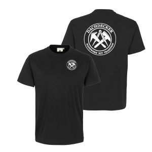 T-Shirt Dachdecker I schwarz