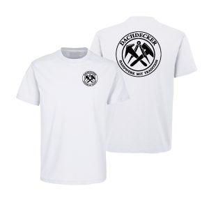 T-Shirt Dachdecker I weiss