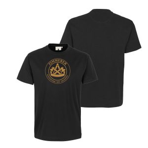 T-Shirt Zimmerer II schwarz / braun