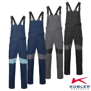 KÜBLER REFORCE Latzhose – Stretch Arbeitshose nachhaltig & ergonomisch