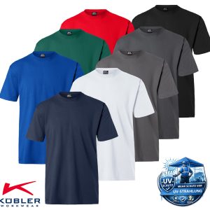 KÜBLER SHIRTS T-Shirt | Industriewäsche geeignet & UV-Schutz