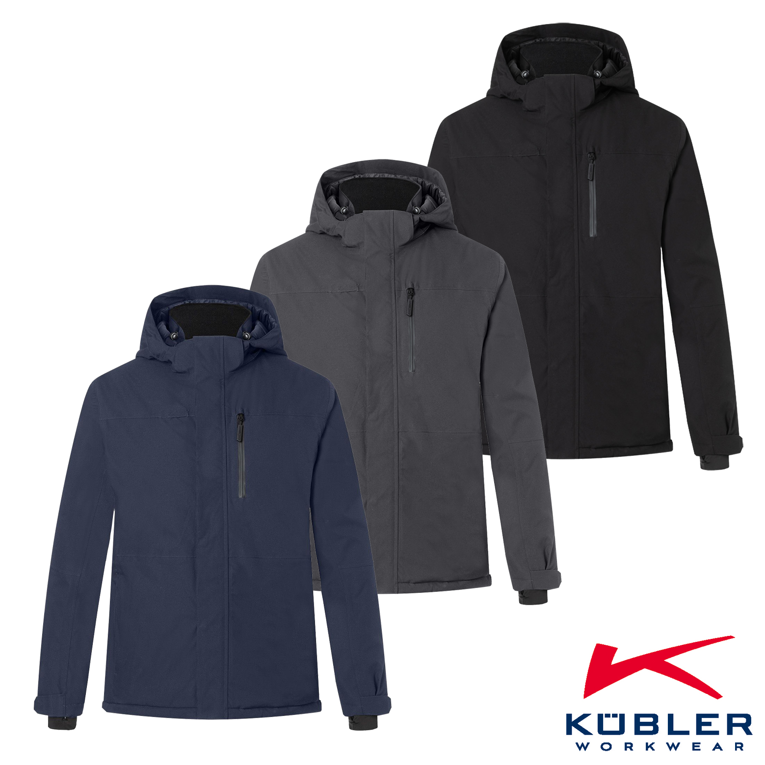 KÜBLER Wetterjacke 1330 | Wasserdicht & wattiert